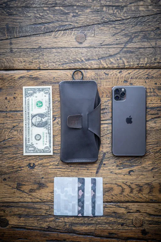 Leather EDC iPhone Wallet