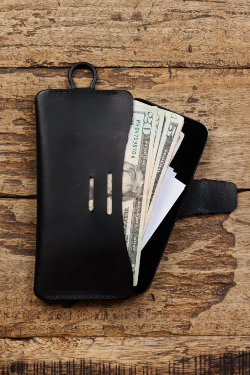 Leather EDC iPhone Wallet