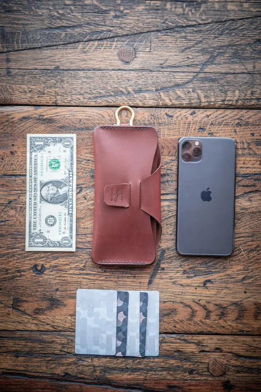 Leather EDC iPhone Wallet