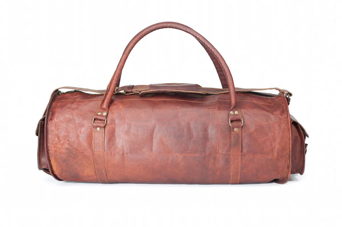 Leather Holdall Bag 24"