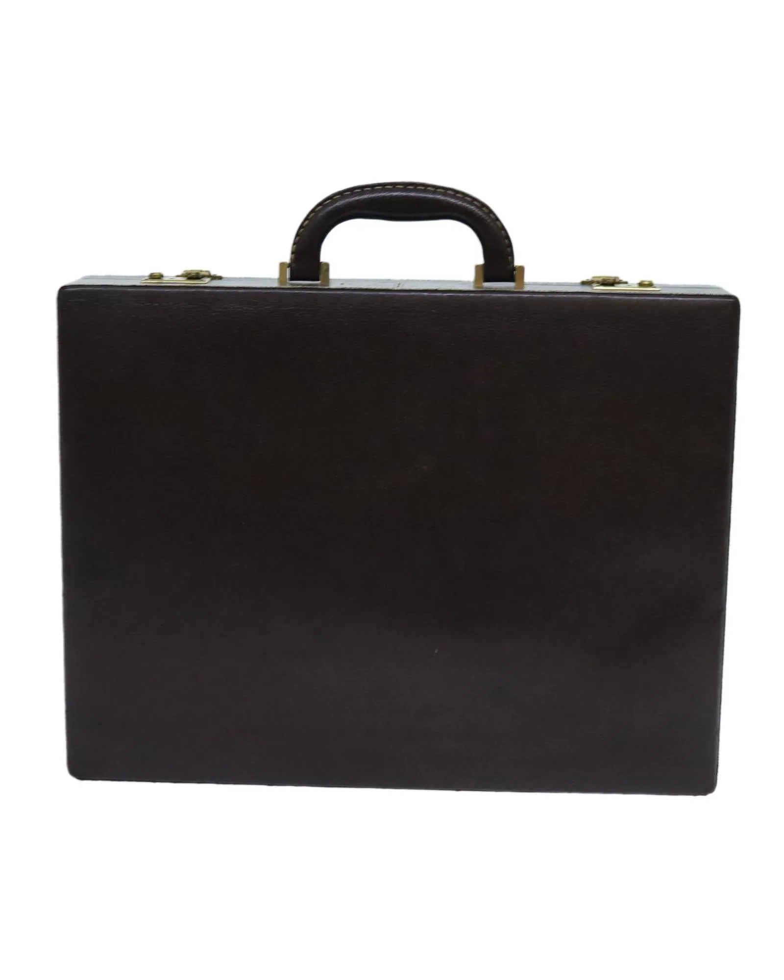 Leather Horsebit Briefcase with Key Accessory