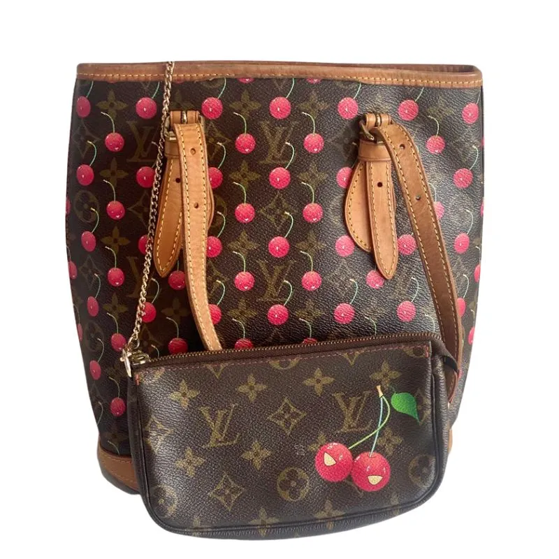 Louis Vuitton Monogram Cerises Bucket Bag