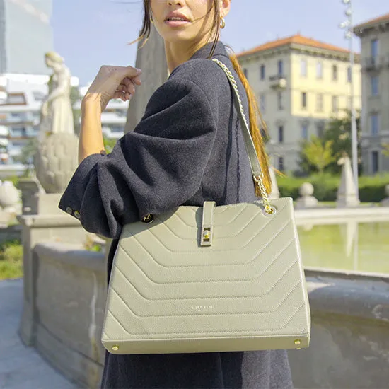 Lydia Dollarino 14" - Olive Green