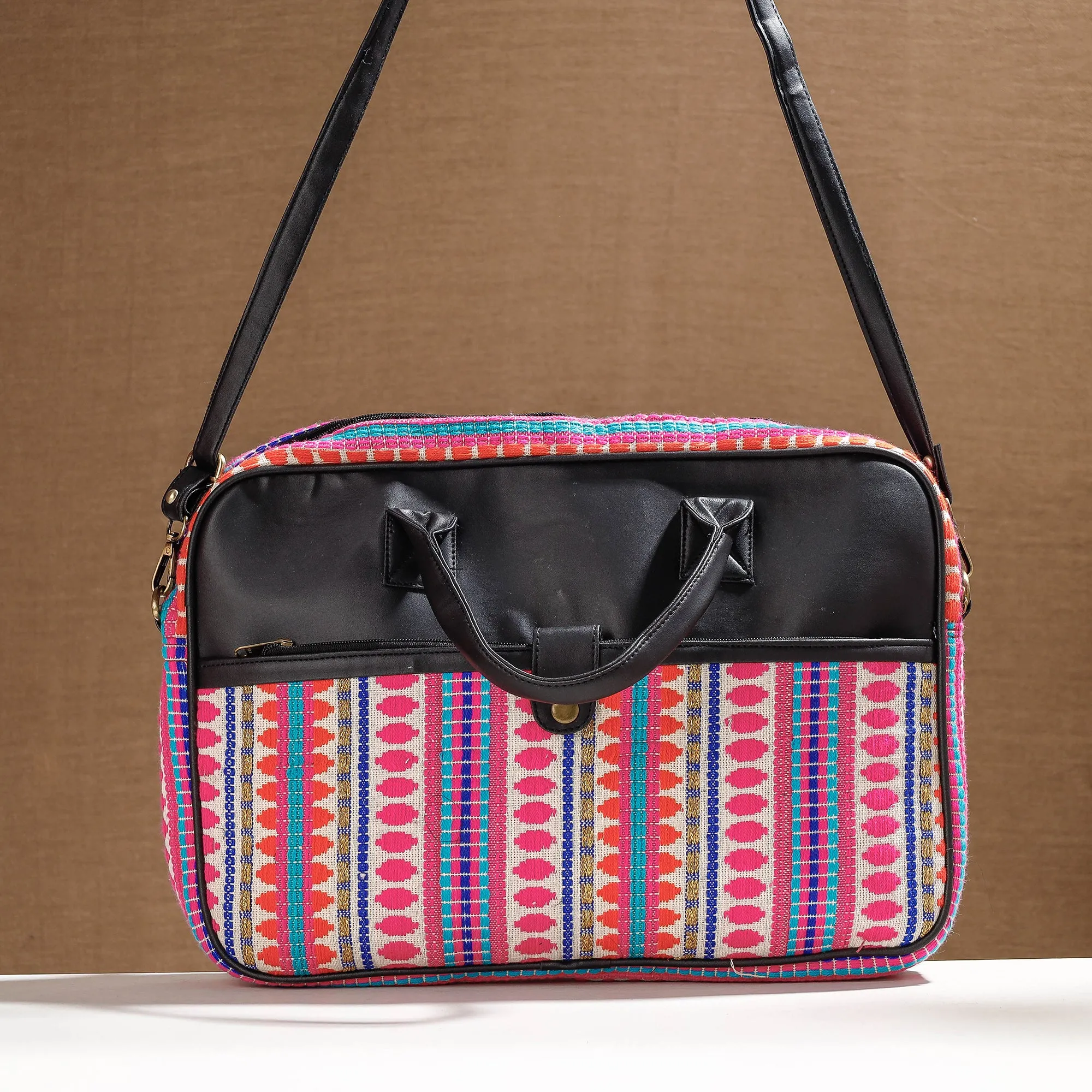 Marudhara Woven Cotton Laptop Bag (16 x 2 in)