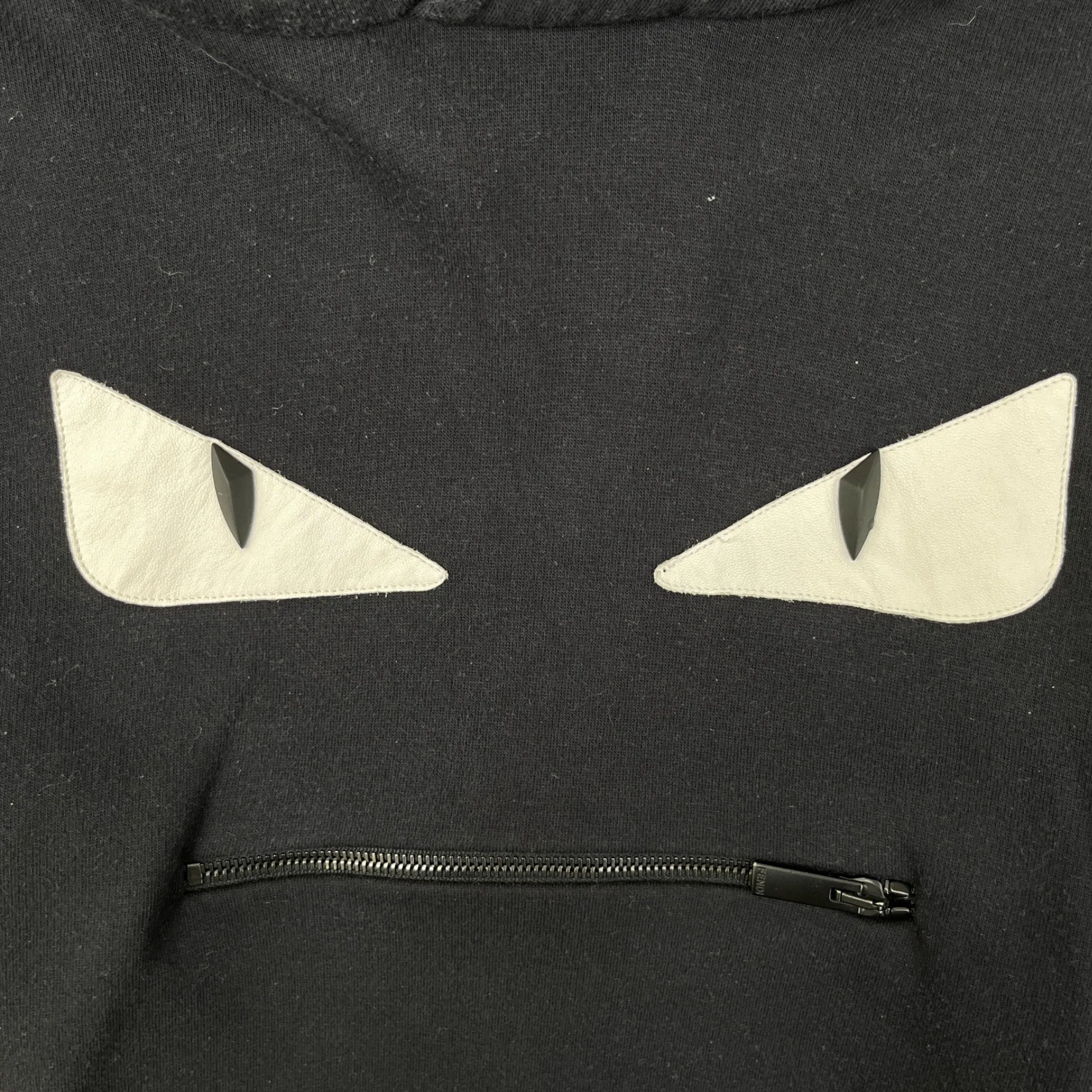 Men's Monster Eye Hoodie Black Size IT 46 / UK S