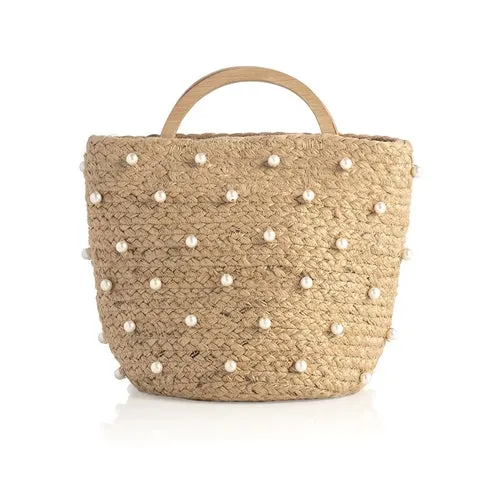 Messina Natural Mini Bucket Bag