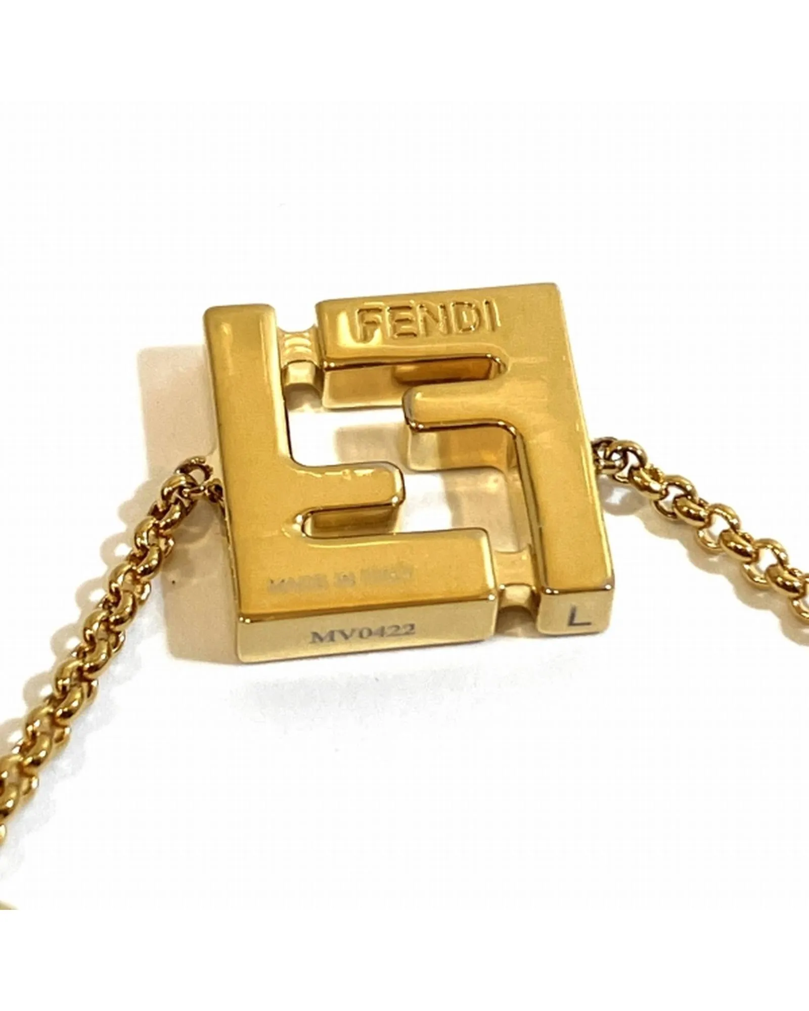 Metal FF Logo Chain Bracelet - Authentic Luxury Designer Jewelry