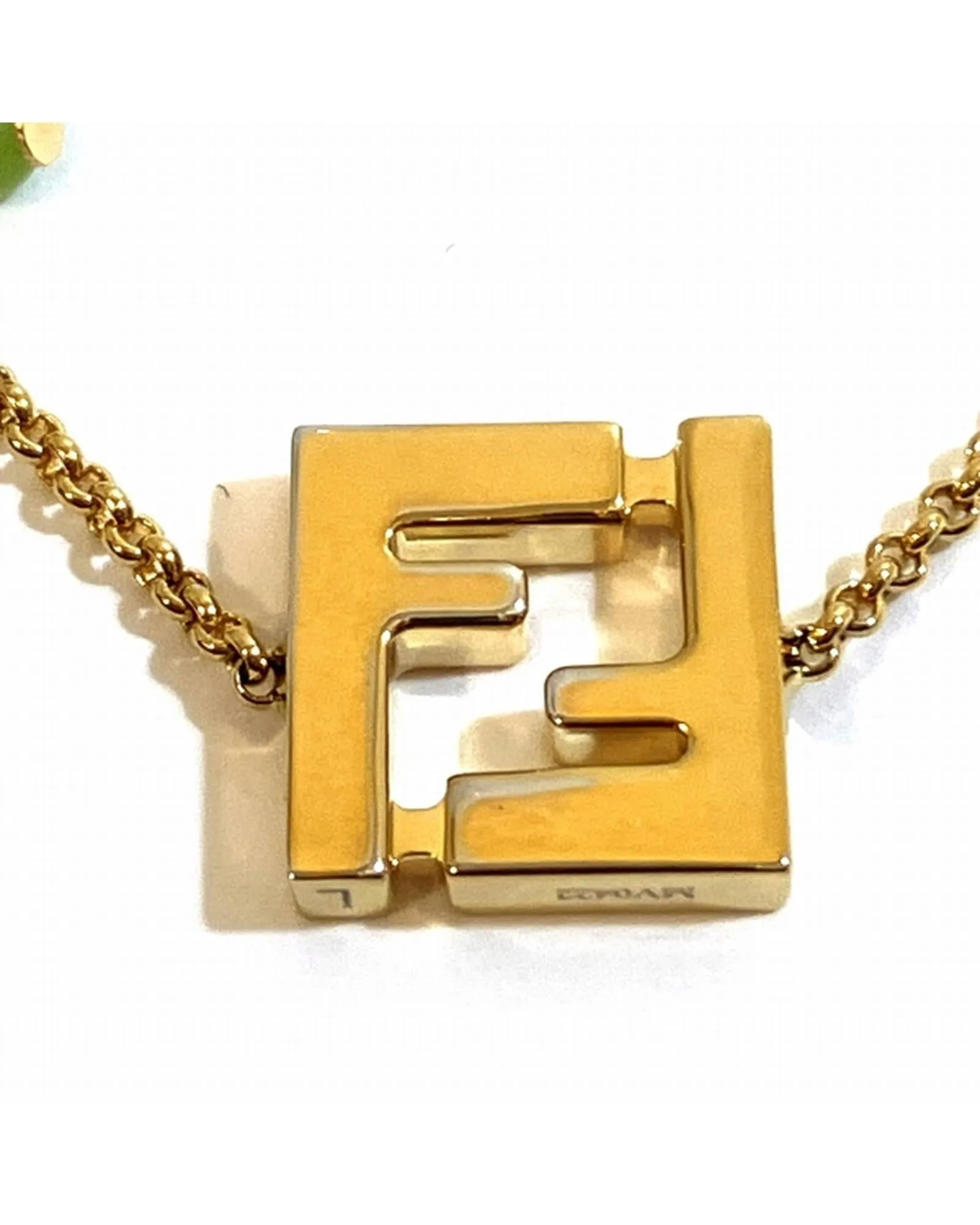 Metal FF Logo Chain Bracelet - Authentic Luxury Designer Jewelry