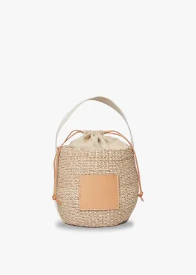 Mila Straw Bucket Bag