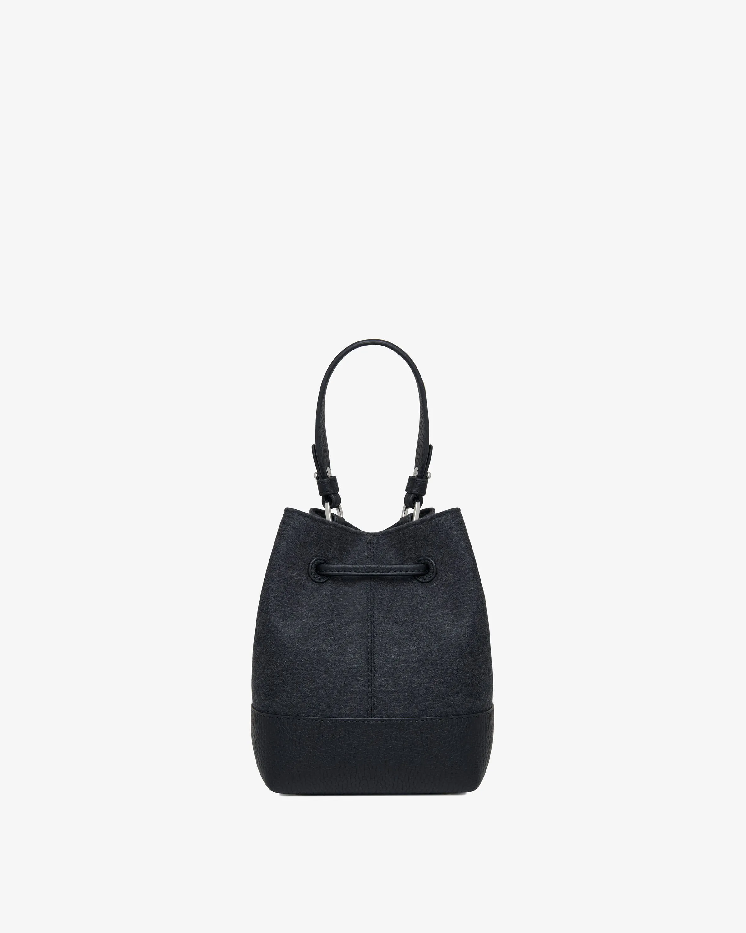 Osette - Cashmere/Leather Charcoal Black