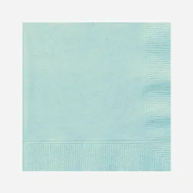 Plain Mint Party Napkins