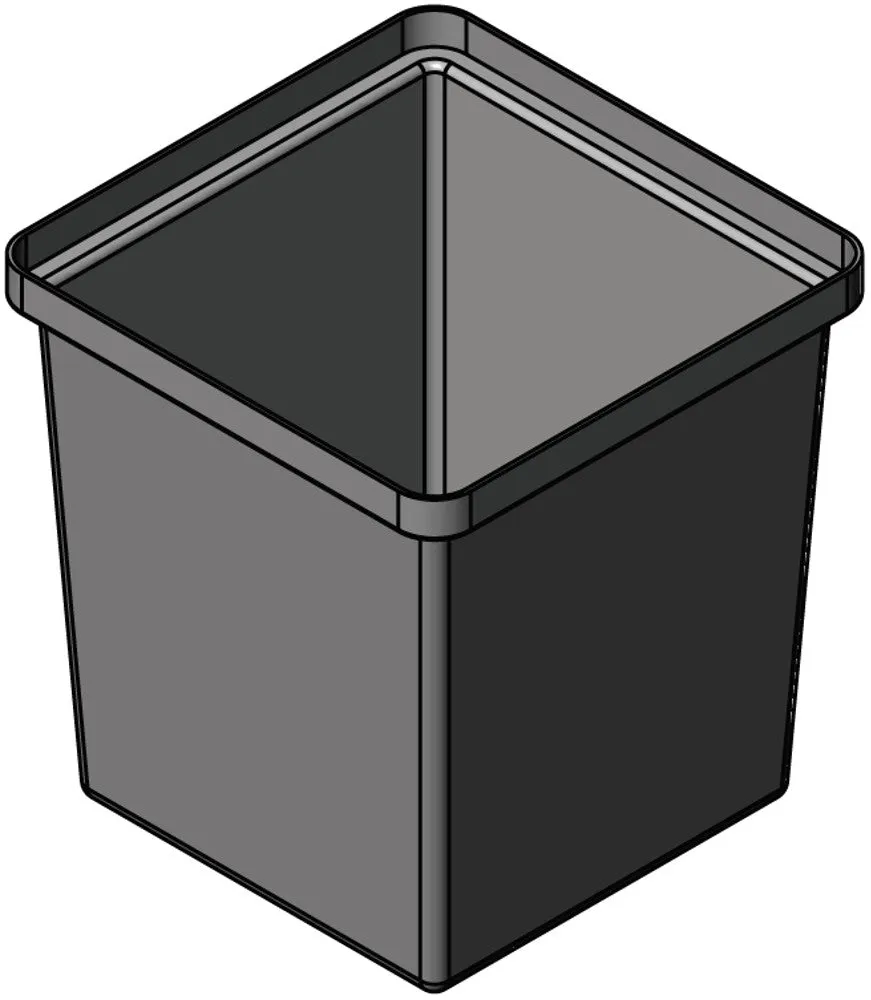 Plastic Nesting Bin With Rectangular Flange (NF)