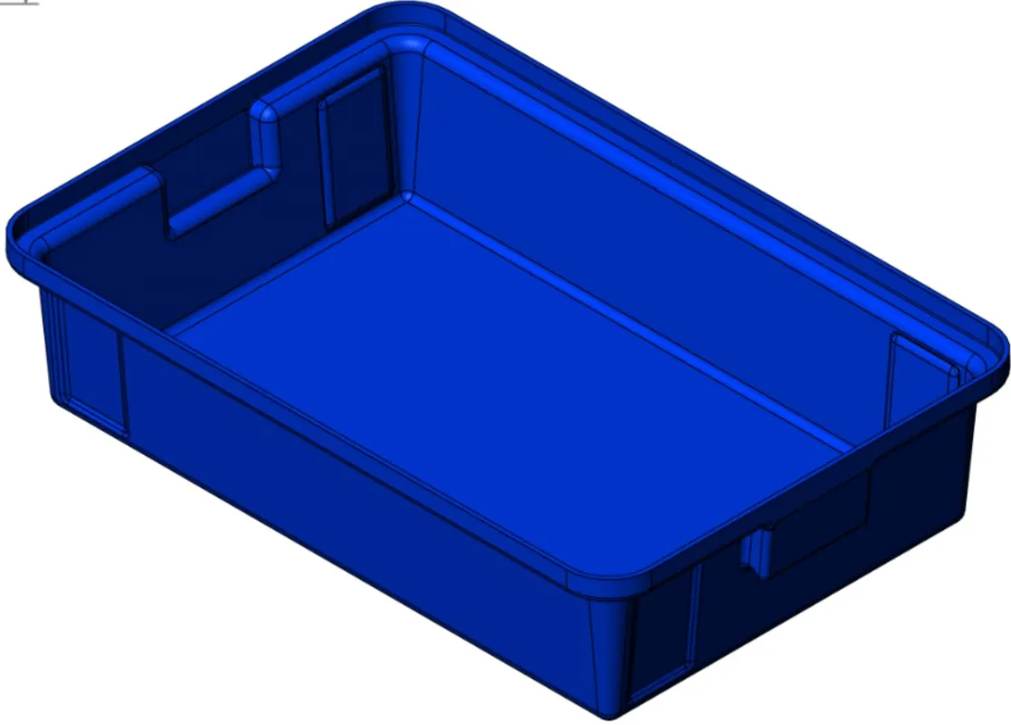 Plastic Nesting Bin With Rectangular Flange (NF)