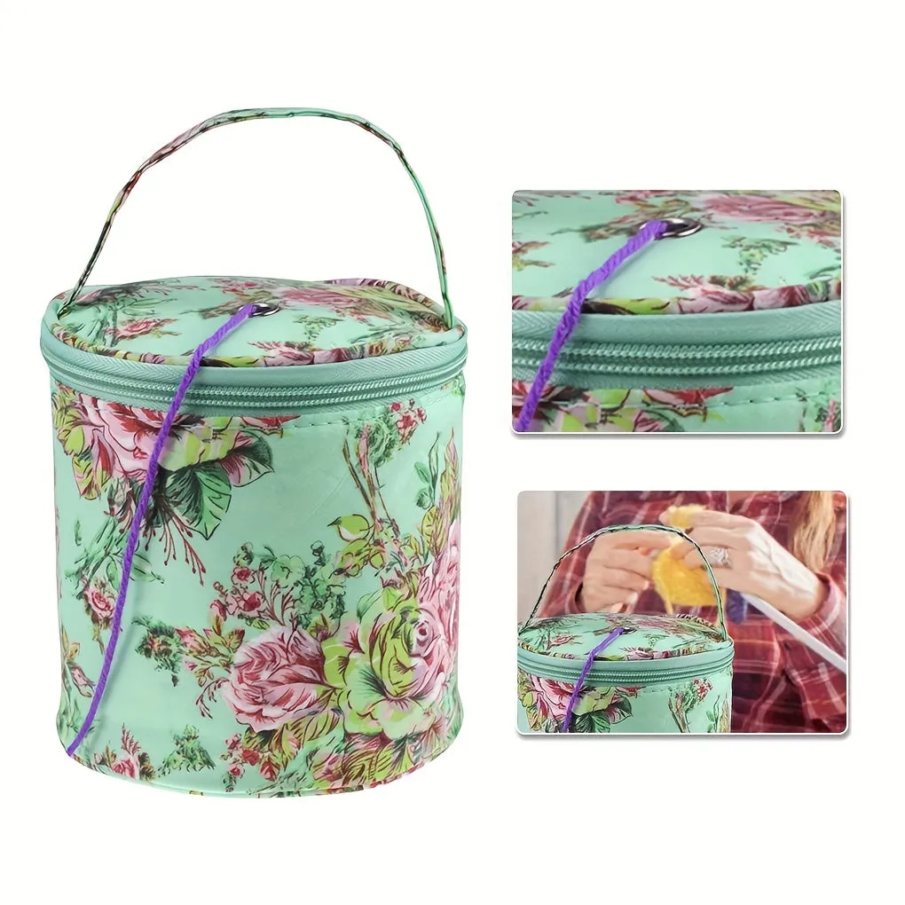 Portable Waterproof Yarn Storage Bag for Knitting Tools 7 Styles