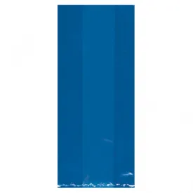 Royal Blue Translucent Party Bags Large | 25ct.