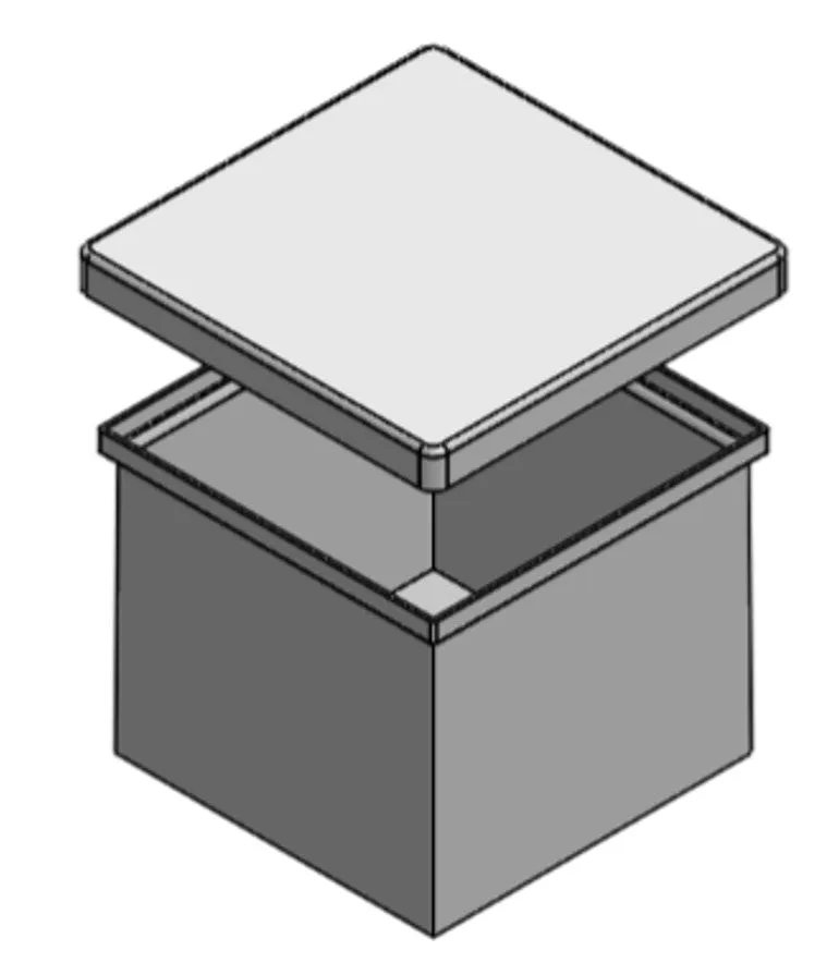 Stacking Taper Bin Rectangular Flange (ST)