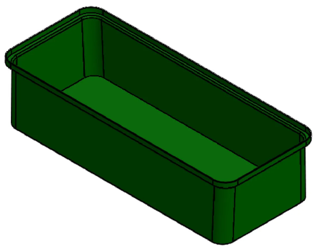 Stacking Taper Bin Rectangular Flange (ST)