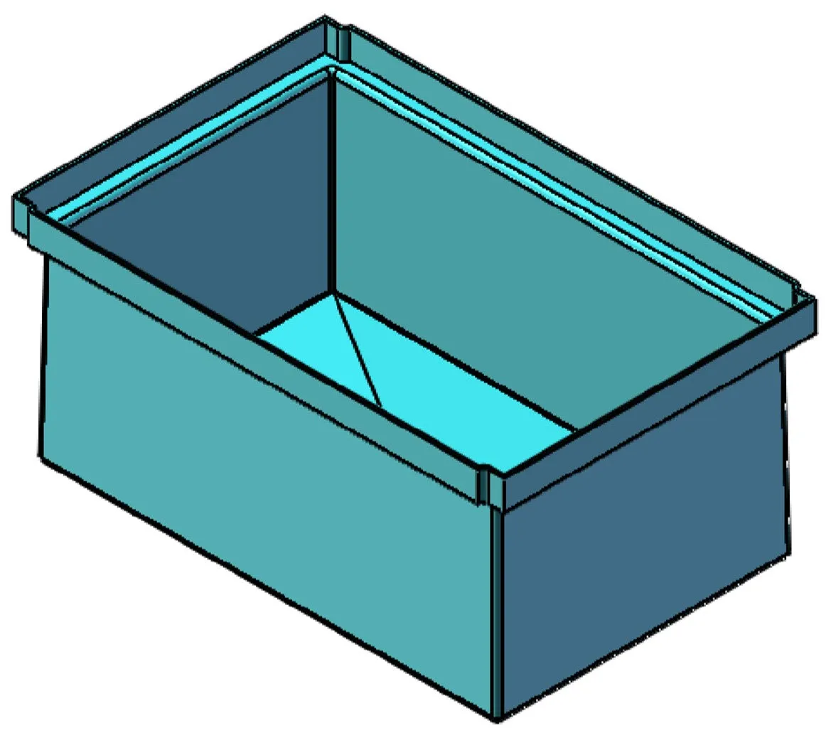 Stacking Taper Bin Rectangular Flange (ST)