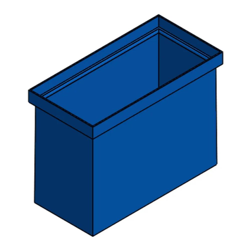 Stacking Taper Bin Rectangular Flange (ST)