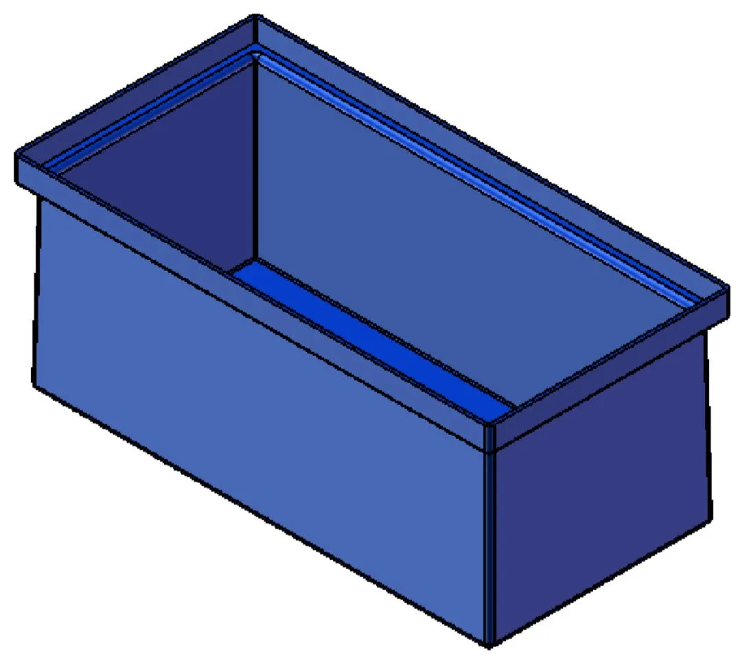 Stacking Taper Bin Rectangular Flange (ST)