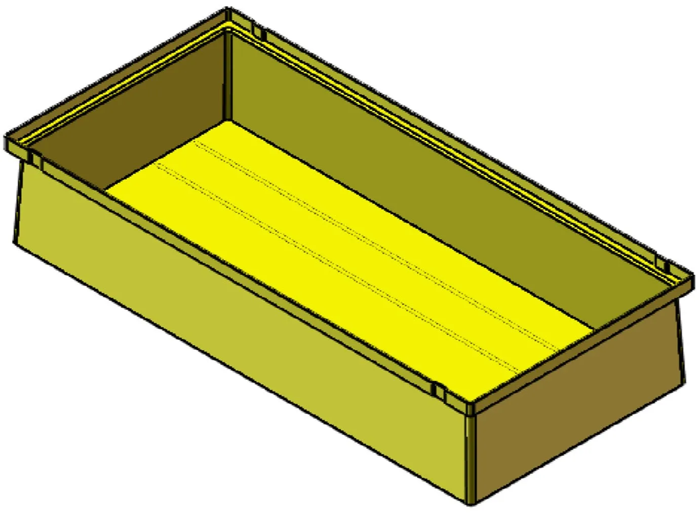 Stacking Taper Bin Rectangular Flange (ST)