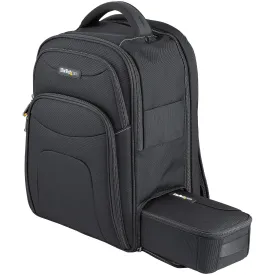 Startech.Com 15.6" Laptop Backpack With Removable Accessory Organizer Case - Professional It Tech Backpack For Work/Trav