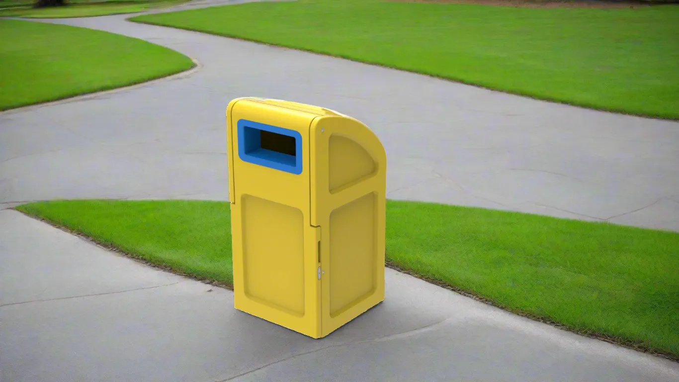 Tamper Resistant 240L Wheelie Refuse Bin Housing