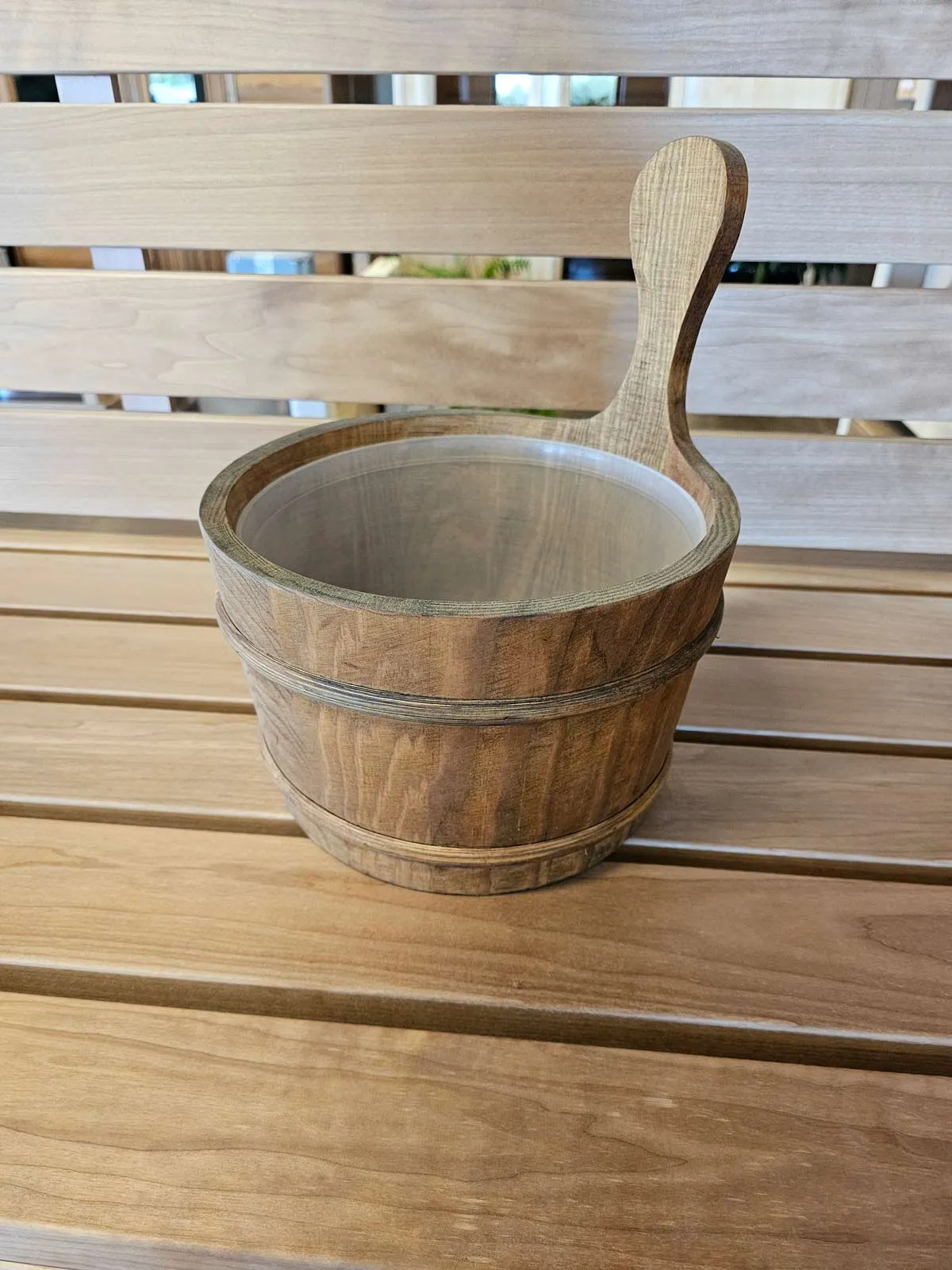 Tar Wooden Bucket 1 Gallon