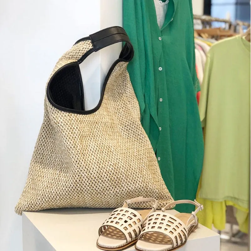 TEEK - Wicker Woven Shoulder Bag