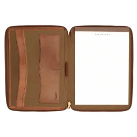 The Bridge - Story Uomo Conference Pad/Document Organiser in Brown