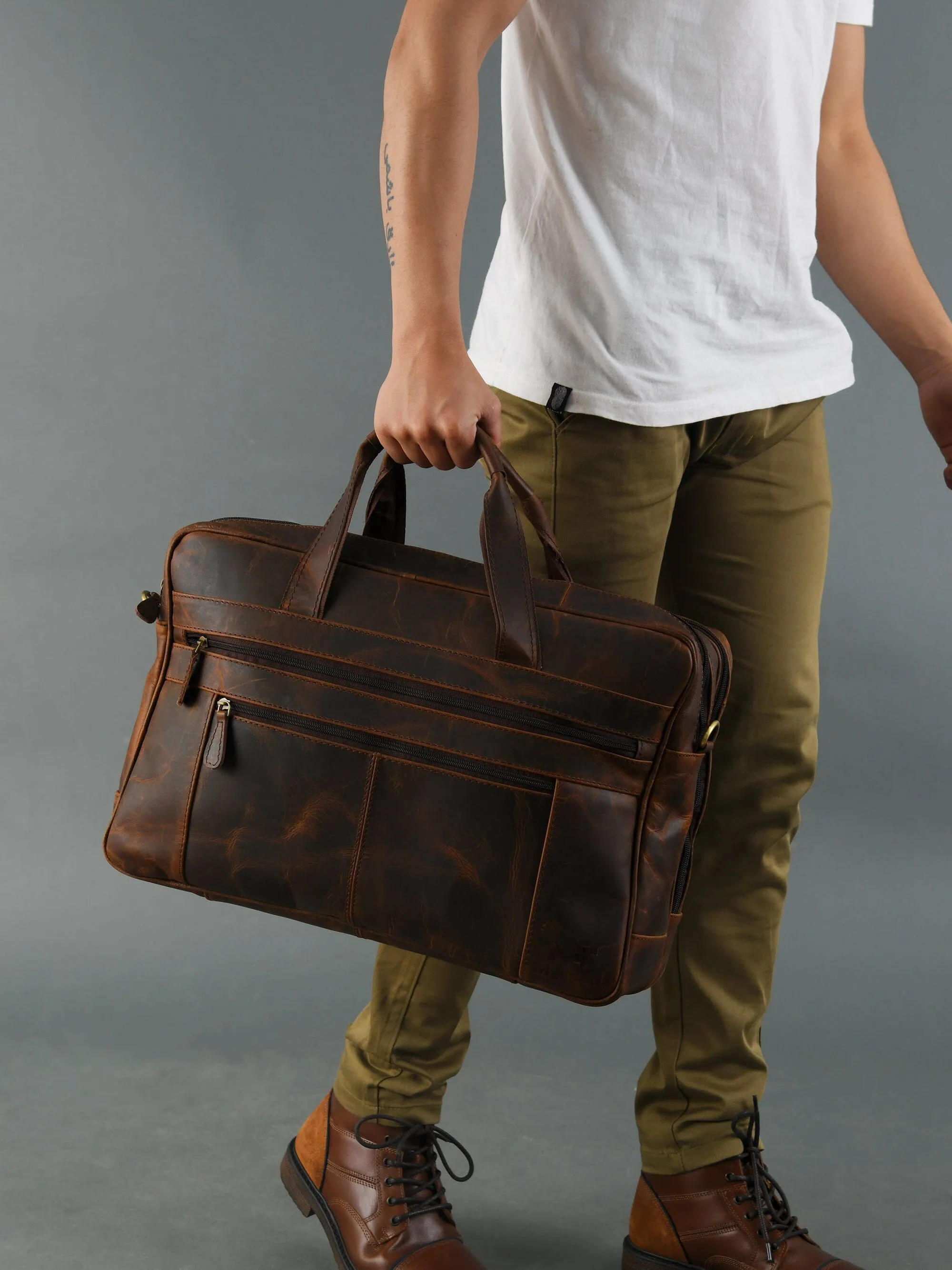 The Brooklyn - Leather Briefcase