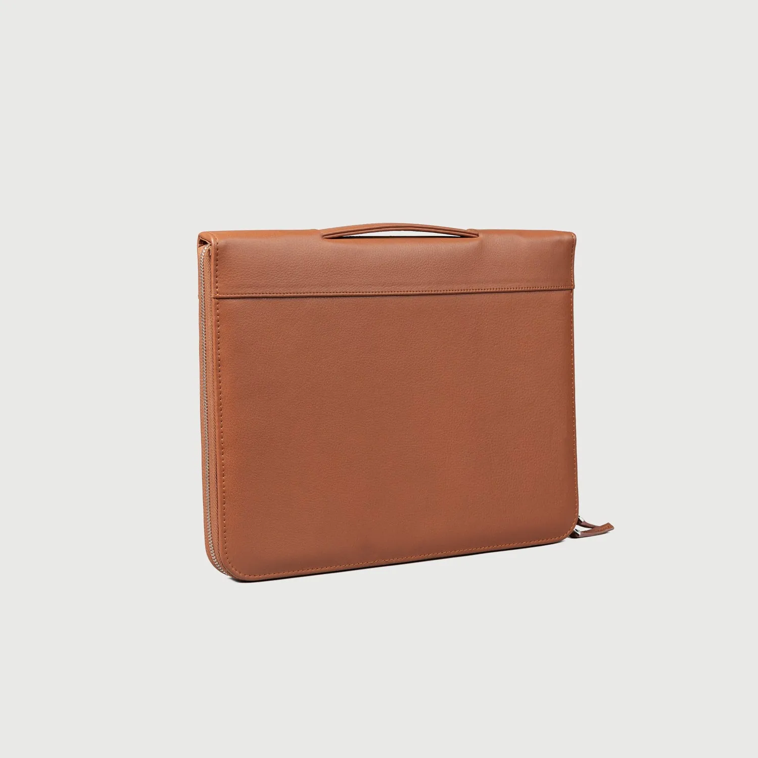 The Eclectic Brown Leather Folio Organizer