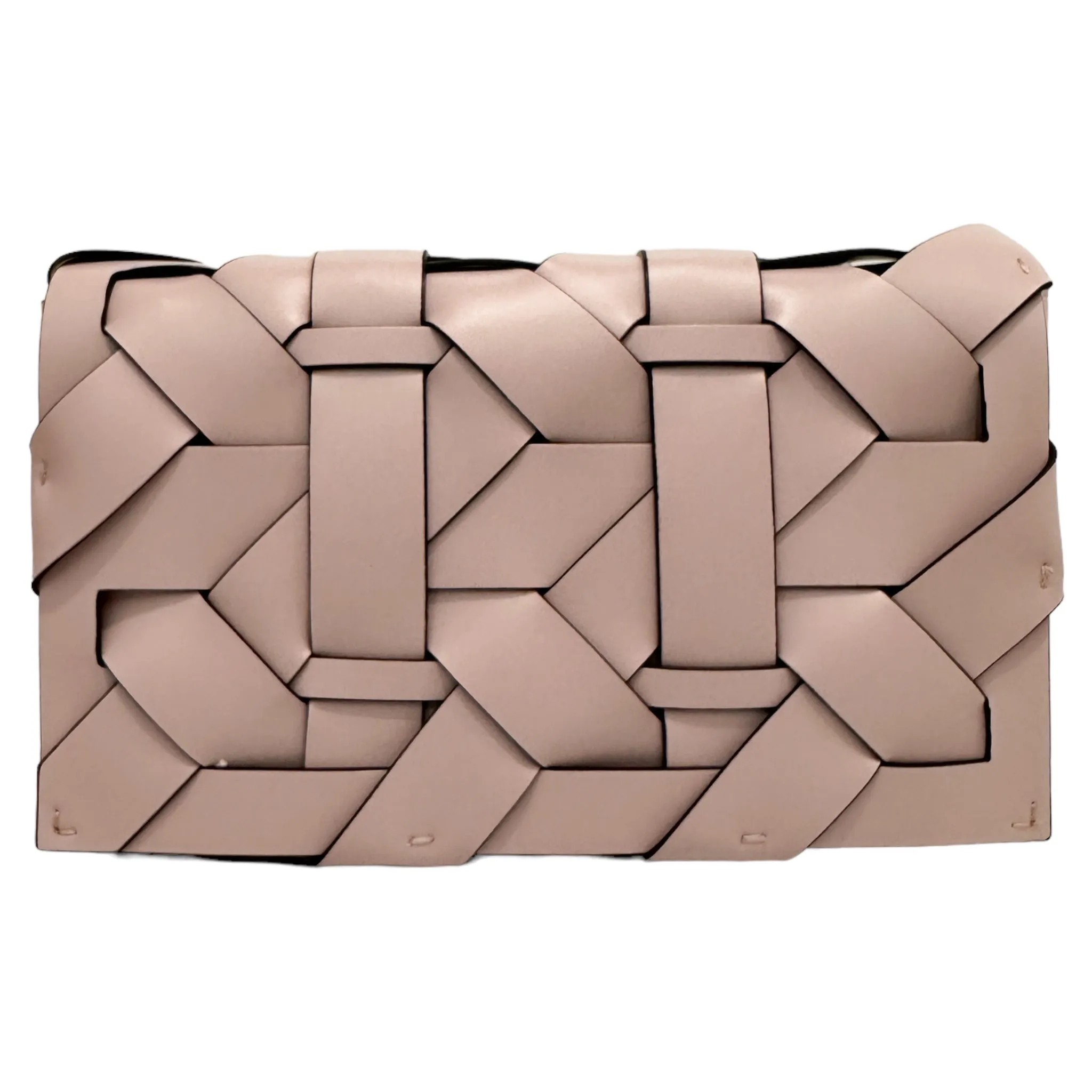 THE ZENOBIA WOVEN CLUTCH