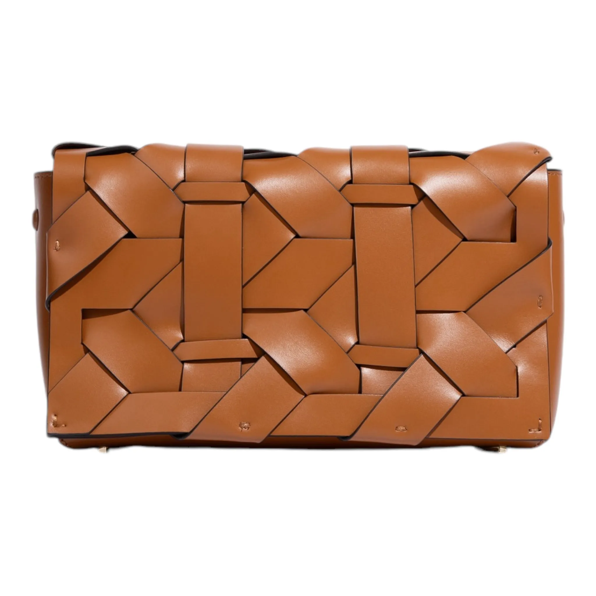 THE ZENOBIA WOVEN CLUTCH