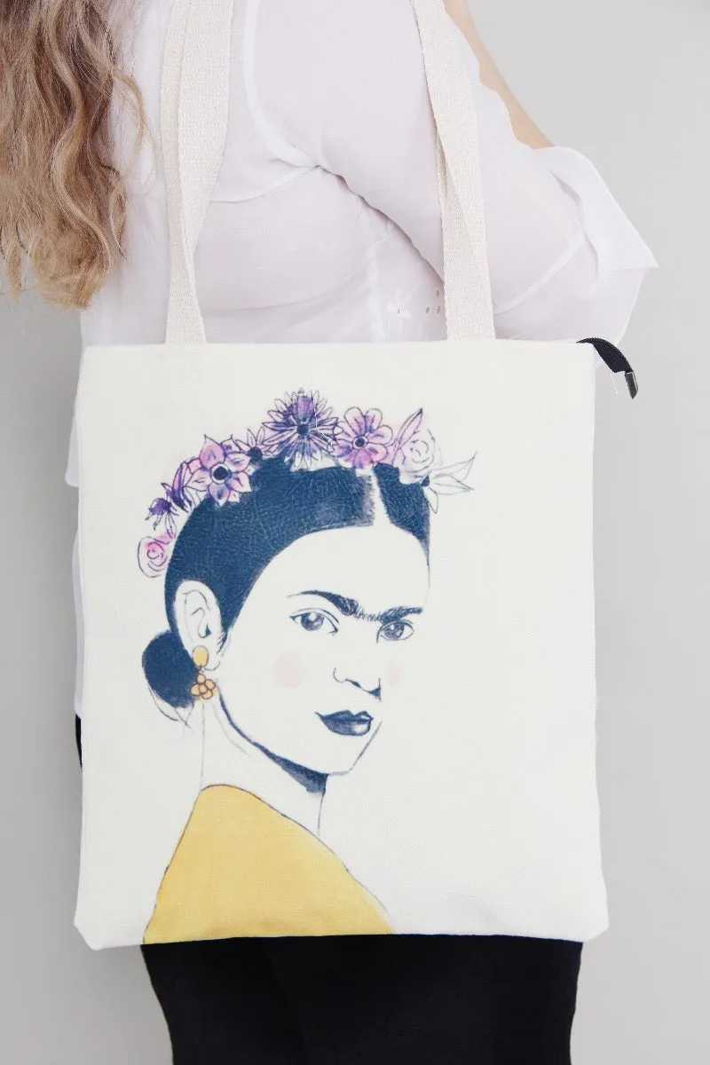 Tote Bag - Frida Kahlo - Yellow