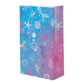 Under the Sea Mermaid Paper Loot Bags - 8 Pkt