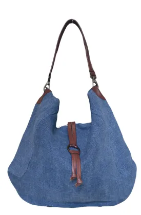 Urban Voyager Stonewashed Jute Shoulder Bag