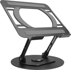 Vision Laptop Mount - Lifetime Warranty - Turntable Laptop Stand - Lifts Laptop Up To 150 Mm Above Desk - Suits Any Size