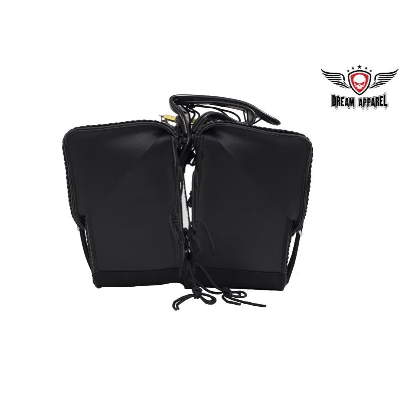 Waterproof PVC Motorcycle Saddlebag with Gun Holsters