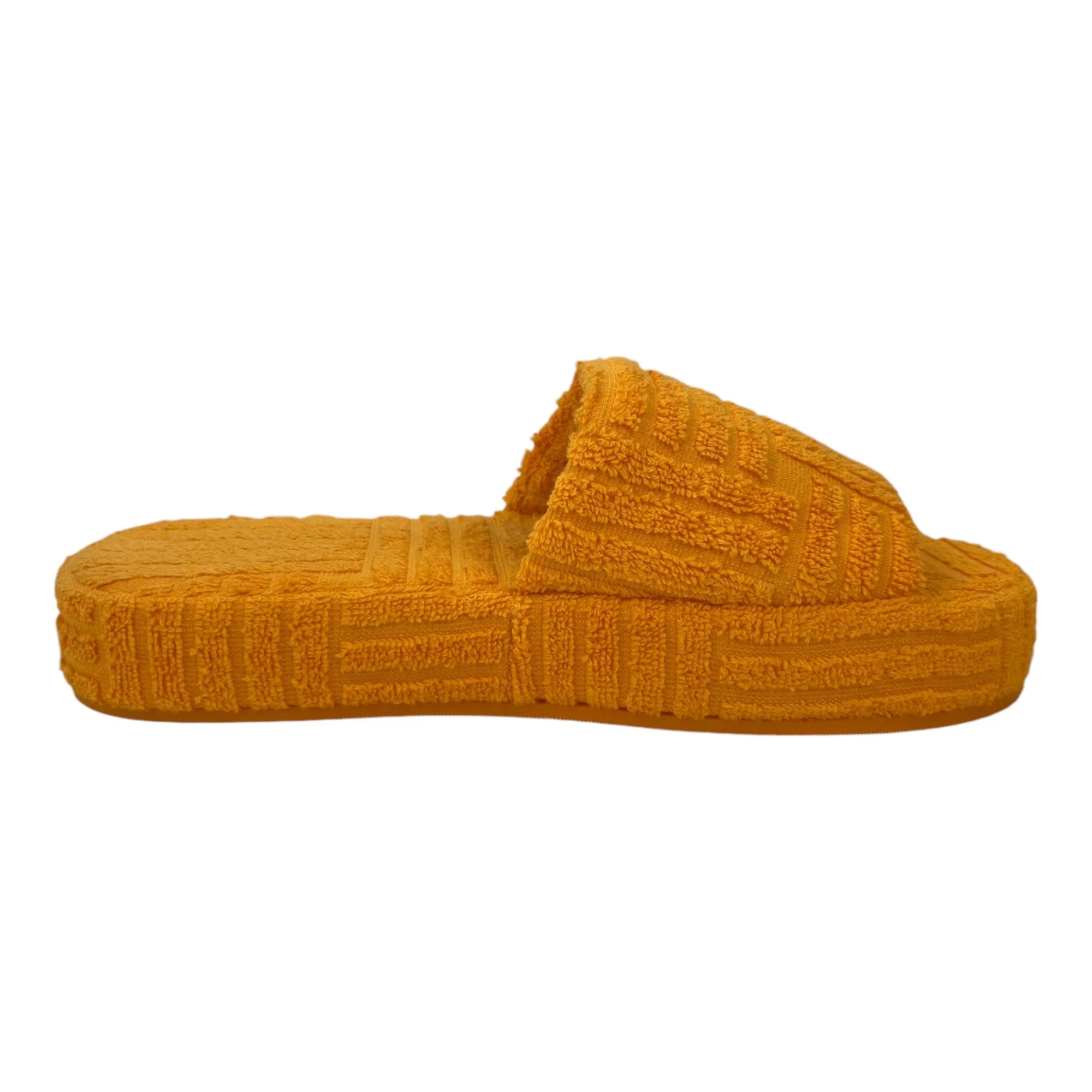 Women's Resort Terry Sponge Slides Orange Size EU 39 / UK 6