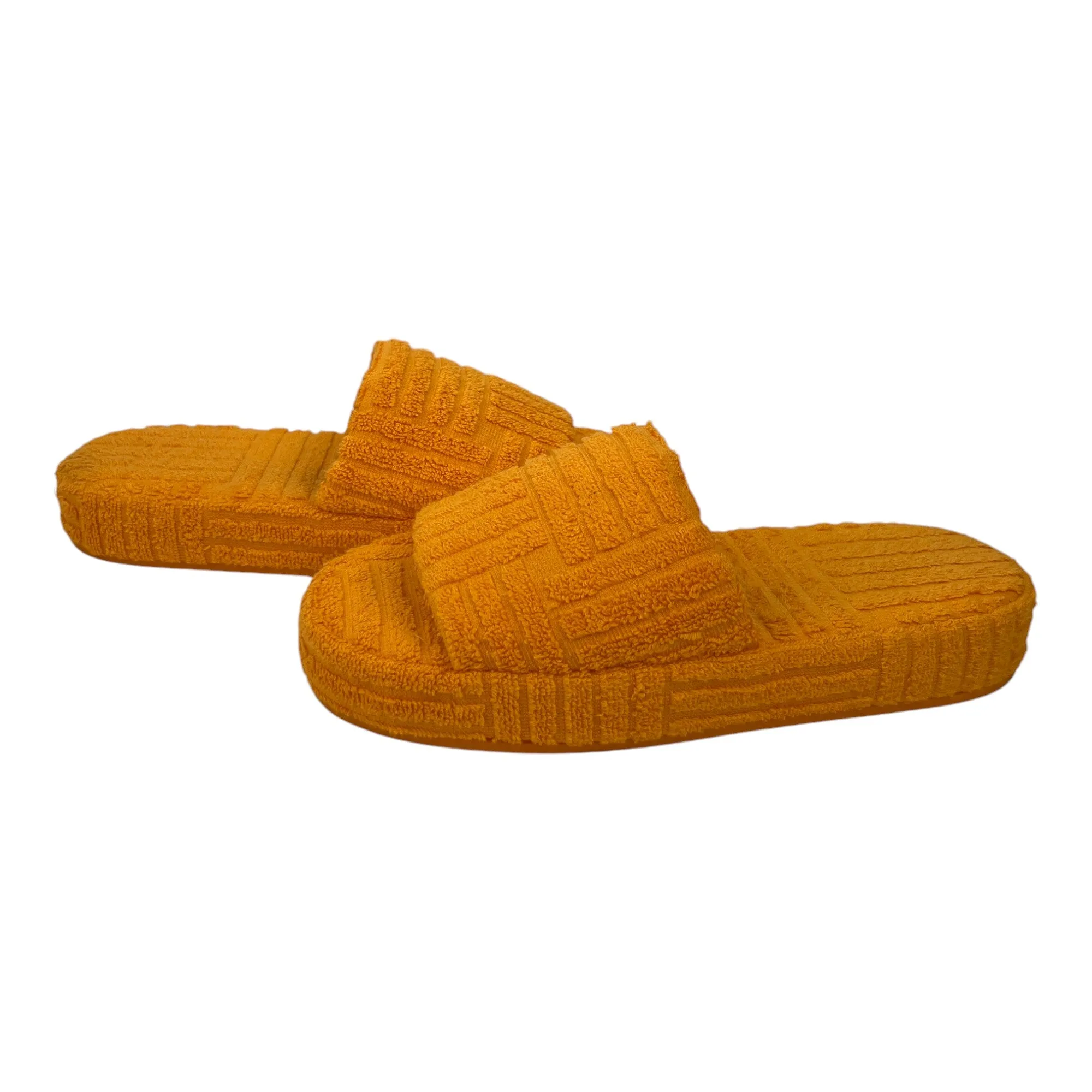 Women's Resort Terry Sponge Slides Orange Size EU 39 / UK 6